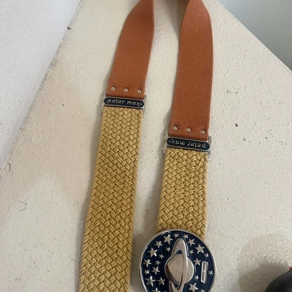 PETER MAX - Cosmic  Buckle/ Belt &  Circa 1969  Original‎  Vintage -Non Belt